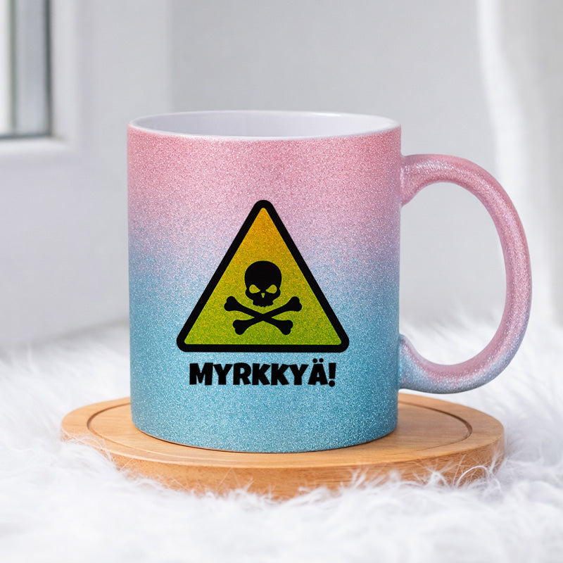Myrkkyä! (0308) | Glittermuki 330ml
