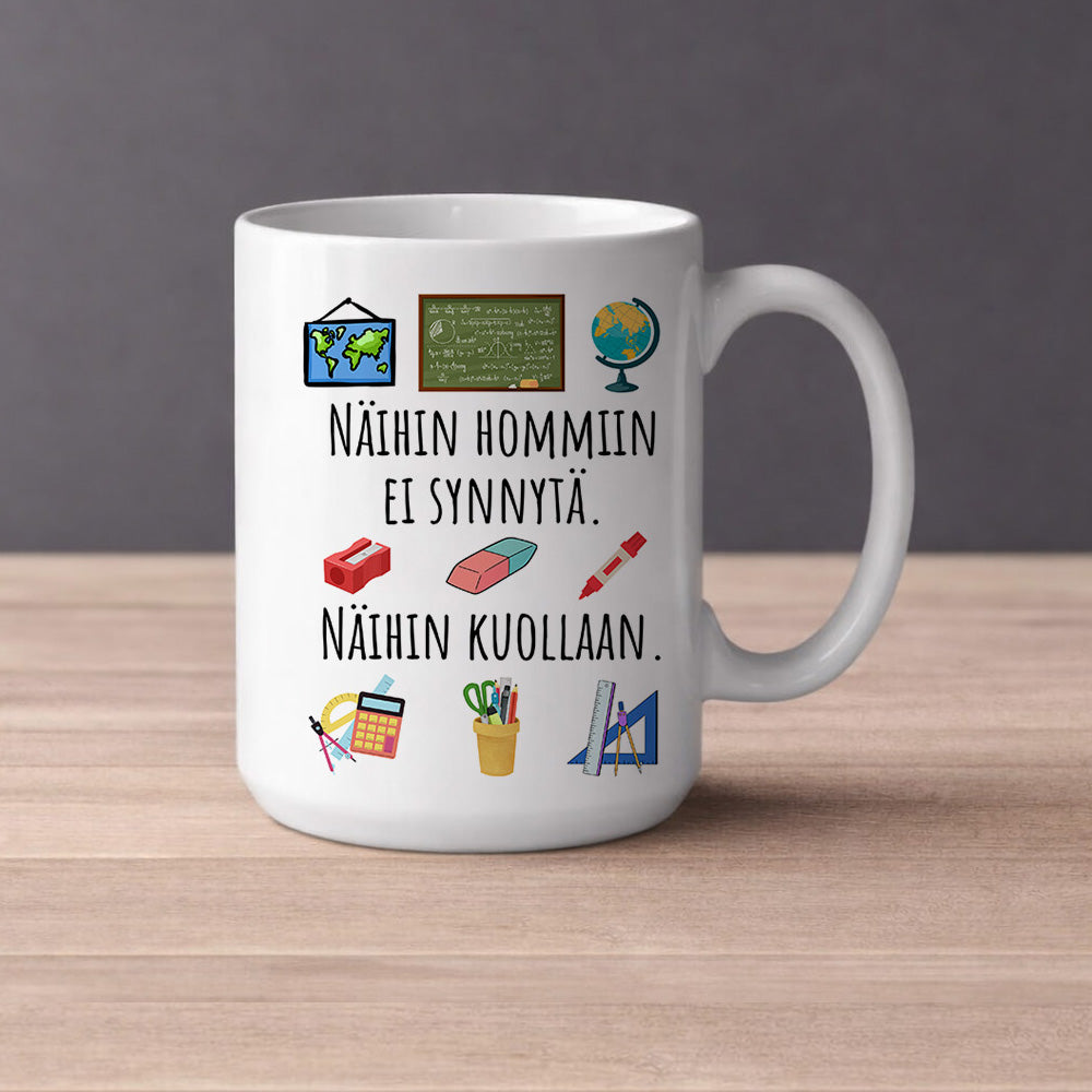Näihin hommiin ei synnytä - Koulutus  (0519) | Kahvikuppi 440ml