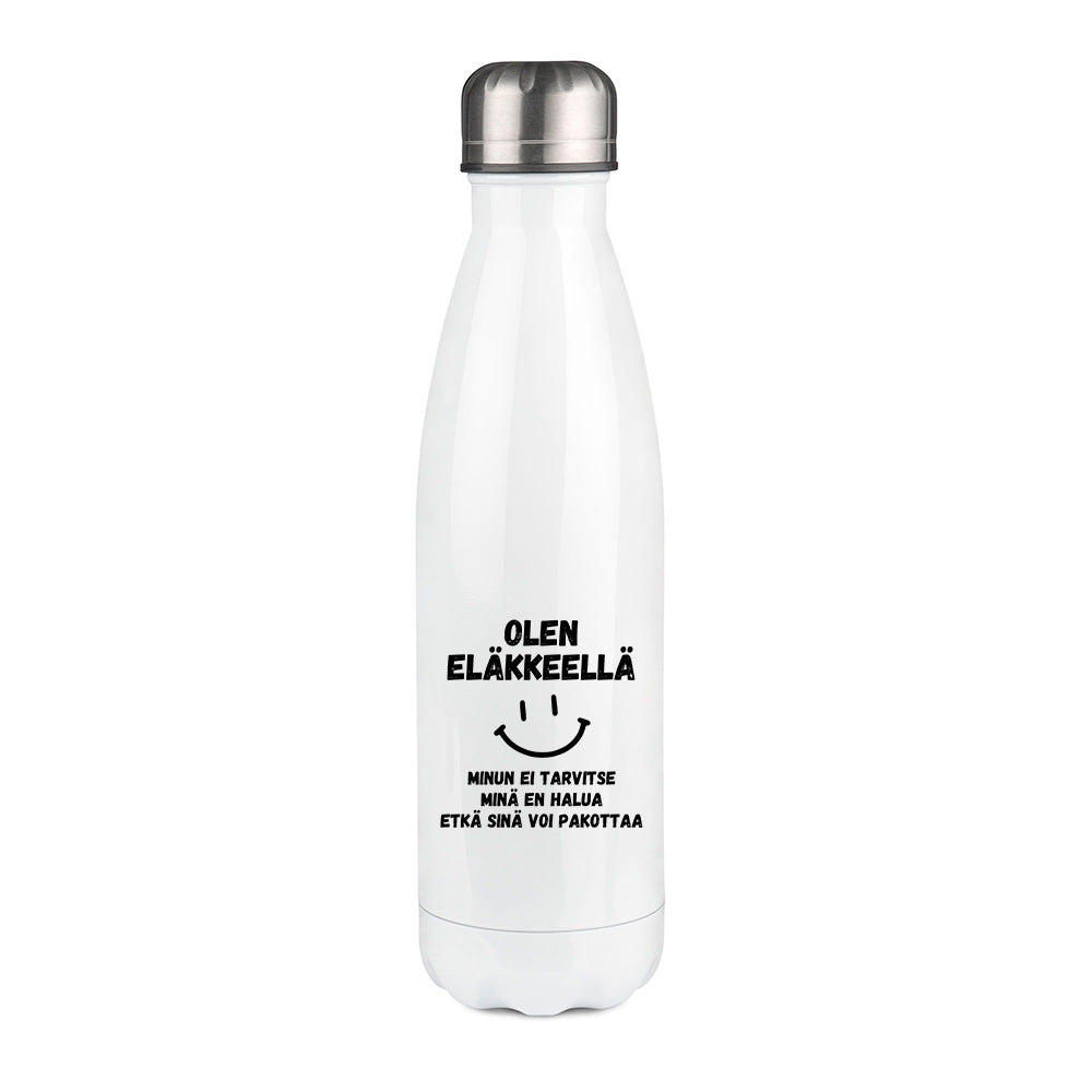 Olen eläkkeellä (0501) | Termospullo 500ml