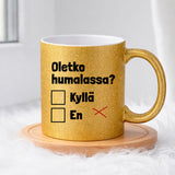 Oletko humalassa (0107) | Glittermuki 330ml