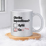 Oletko lapsellinen (0105) | Glittermuki 330ml
