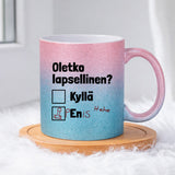 Oletko lapsellinen (0105) | Glittermuki 330ml