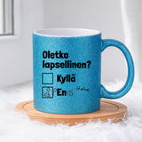 Oletko lapsellinen (0105) | Glittermuki 330ml