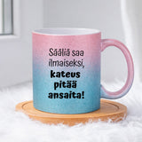 Sääliä saa ilmaiseksi (0140) | Glittermuki 330ml