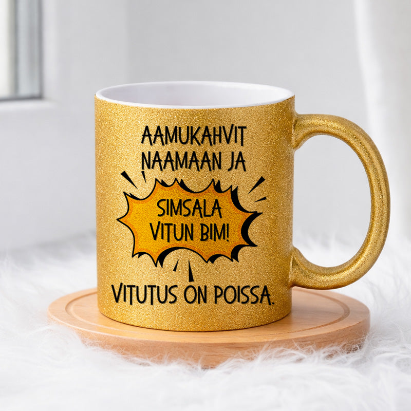 Simsala vitun bim (0330) | Glittermuki 330ml