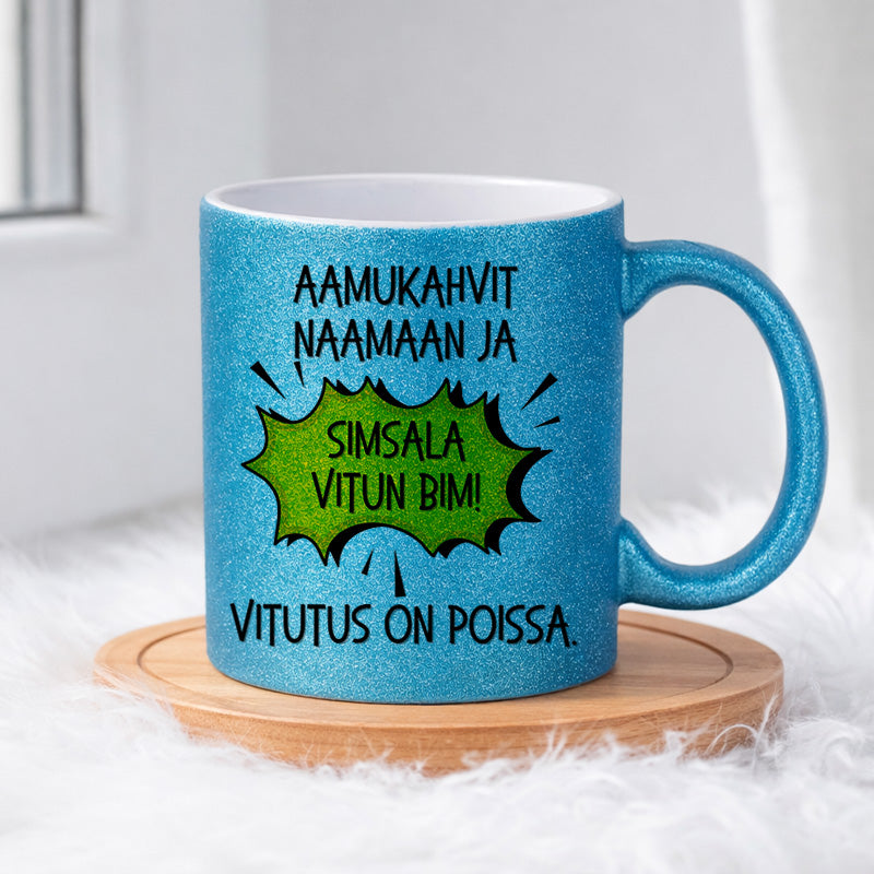 Simsala vitun bim (0330) | Glittermuki 330ml