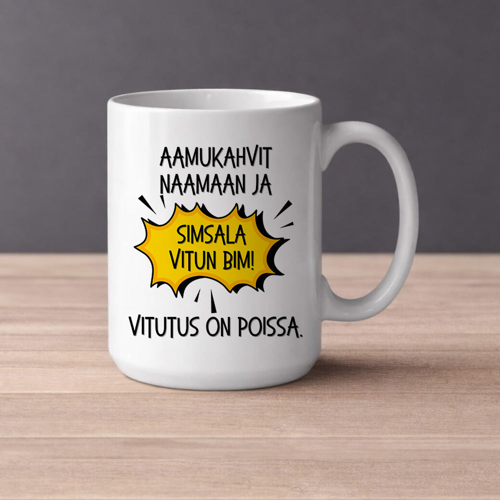 Simsala vitun bim (0330) | Kahvikuppi 440ml