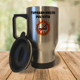 Tupakan kielto poltettu (0383) | Termosmuki 3,9dl