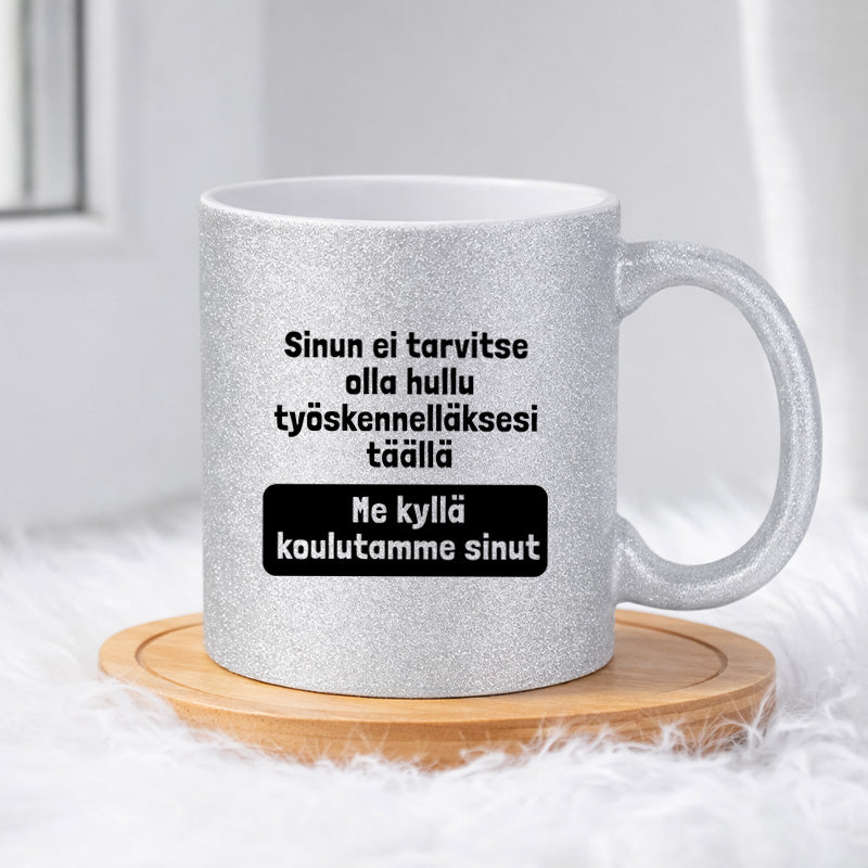 Työpaikkakoulutus (0145) | Glittermuki 330ml