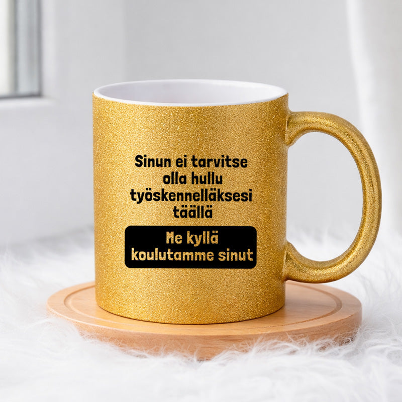Työpaikkakoulutus (0145) | Glittermuki 330ml