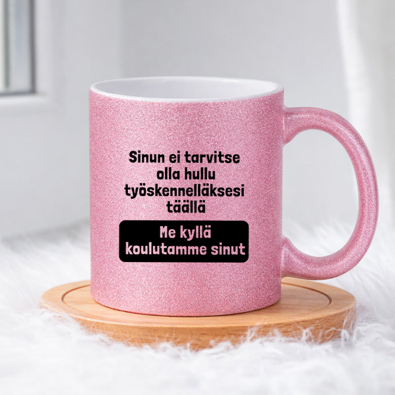 Työpaikkakoulutus (0145) | Glittermuki 330ml