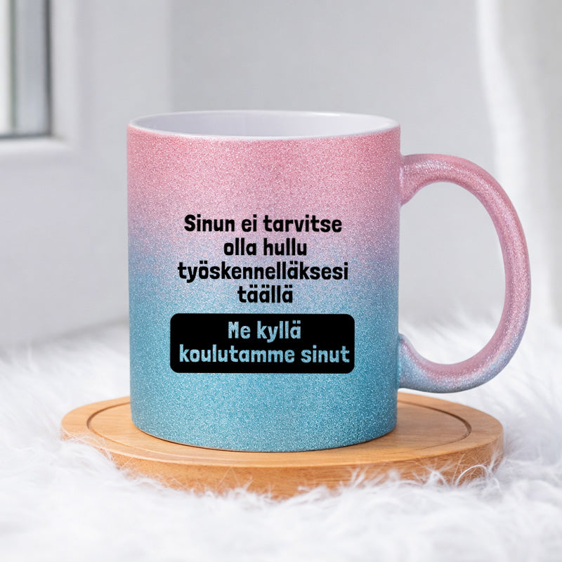 Työpaikkakoulutus (0145) | Glittermuki 330ml