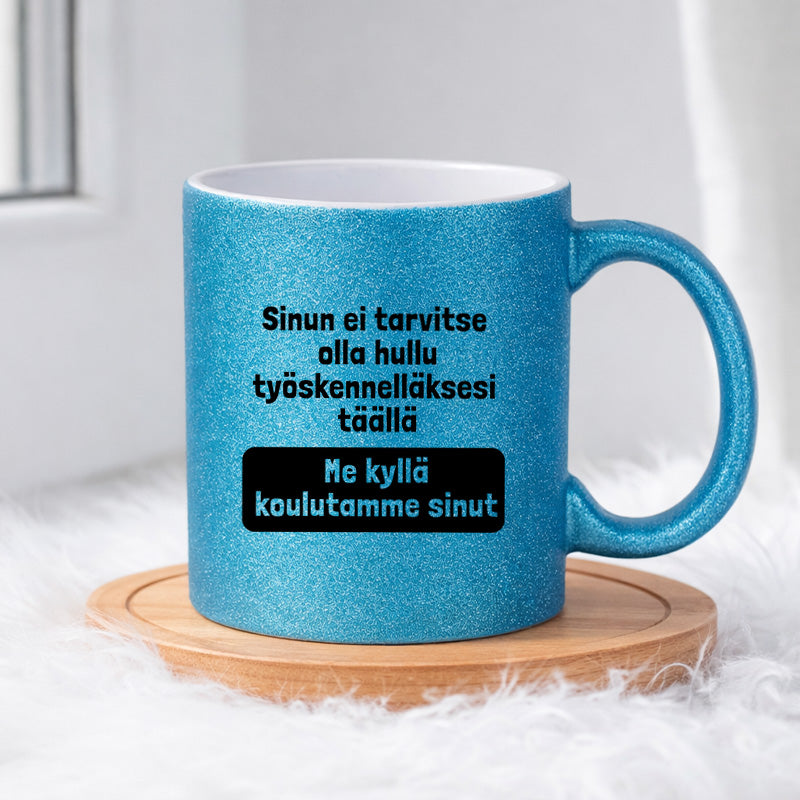 Työpaikkakoulutus (0145) | Glittermuki 330ml
