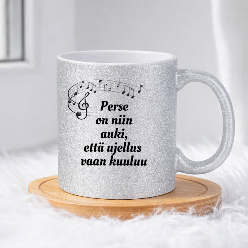 Ujellus vaan kuuluu (0061) | Glittermuki 330ml