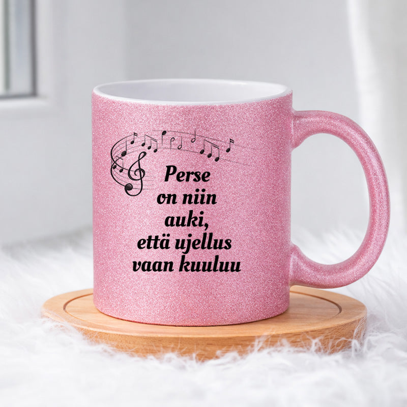 Ujellus vaan kuuluu (0061) | Glittermuki 330ml