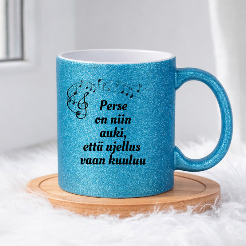 Ujellus vaan kuuluu (0061) | Glittermuki 330ml