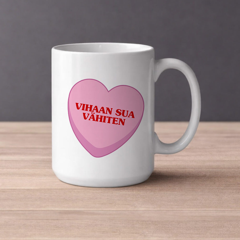 Vihaan sua vähiten (0184) | Kahvikuppi 440ml
