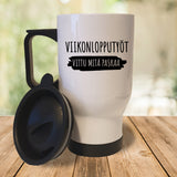Viikonlopputyöt - Vittu mitä paskaa (0421) | Termosmuki 3,9dl