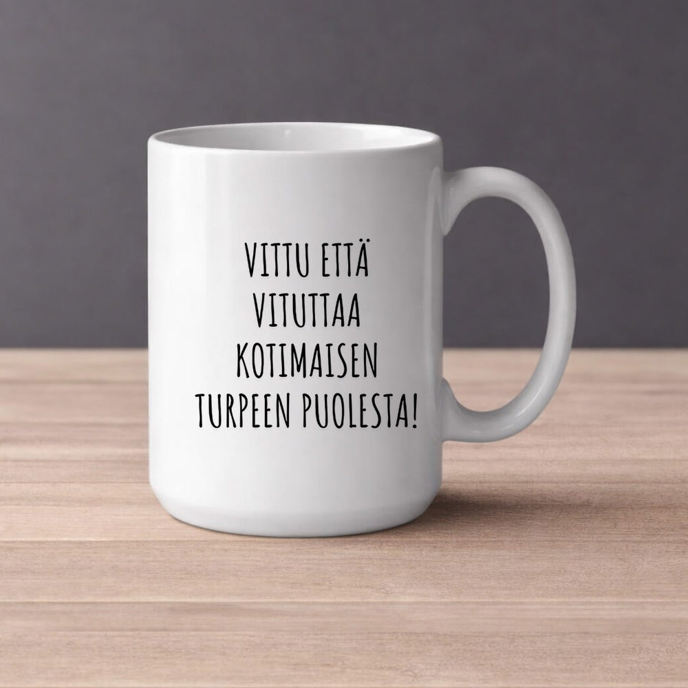 Vittu että vituttaa (0499) | Kahvikuppi 440ml