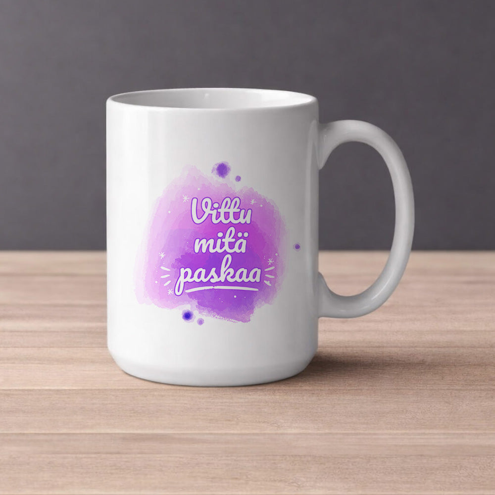 Vittu mitä paskaa (0411)  | Kahvikuppi 440ml