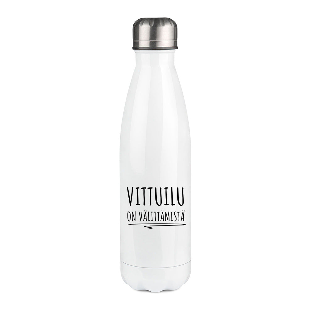 Vittuilu on välittämistä (0448) | Termospullo 500ml
