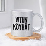 Vitun köyhät (0506) | Glittermuki 330ml