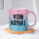 Vitun köyhät (0506) | Glittermuki 330ml