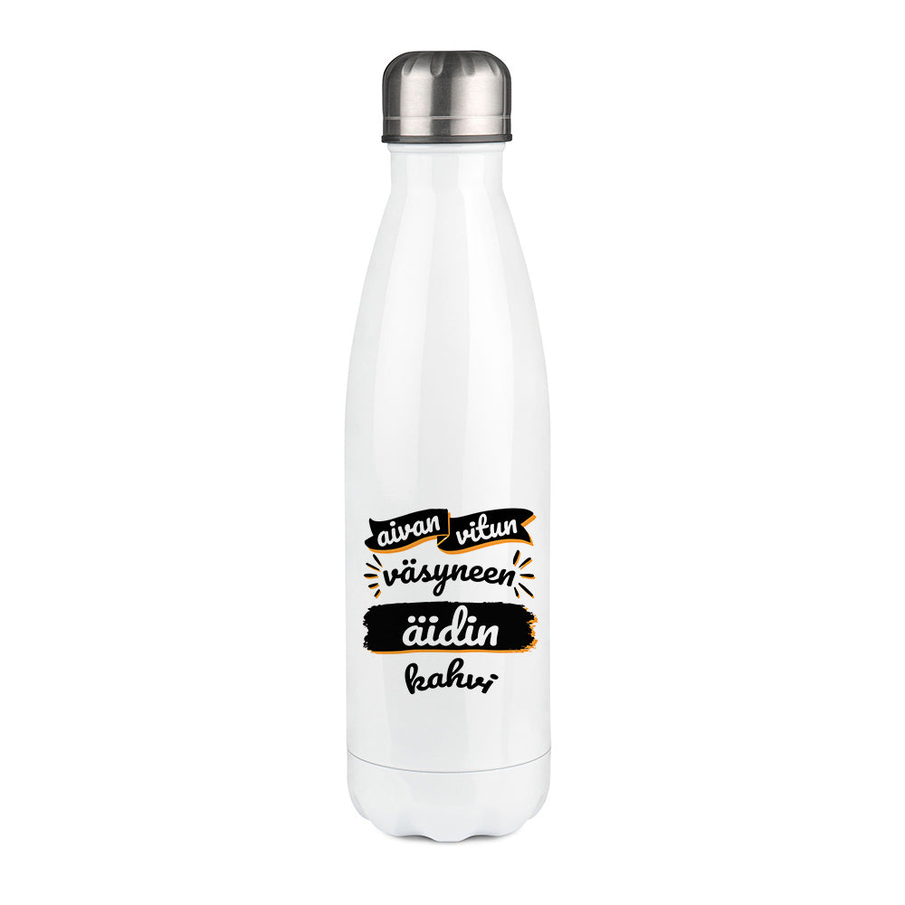 Vitun väsyneen äidin kahvi (0035)  | Termospullo 500ml