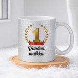 Vuoden mulkku (0354) | Glittermuki 330ml