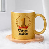 Vuoden mulkku (0354) | Glittermuki 330ml