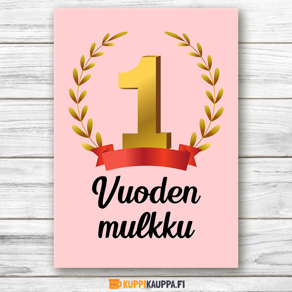Vuoden mulkku - Postikortti (0354)
