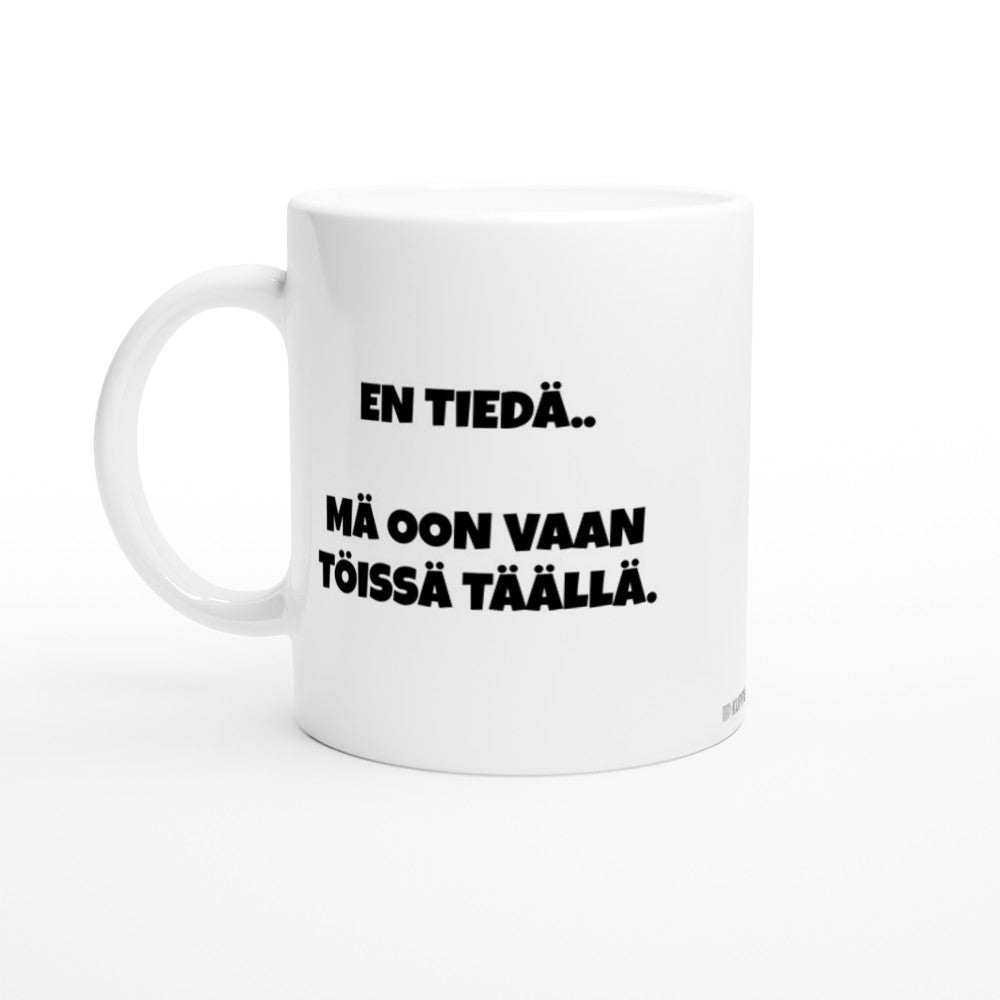 En tiedä.. | Kahvikuppi 330ml