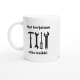 Nyt korjataan vittu kaikki | Kahvikuppi 330ml