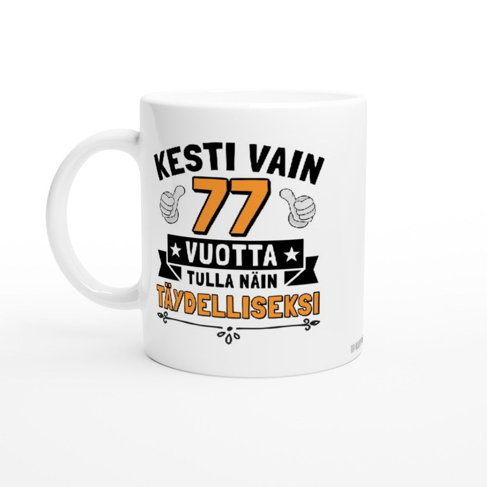 Kesti vain 77 vuotta | Kahvikuppi 330ml