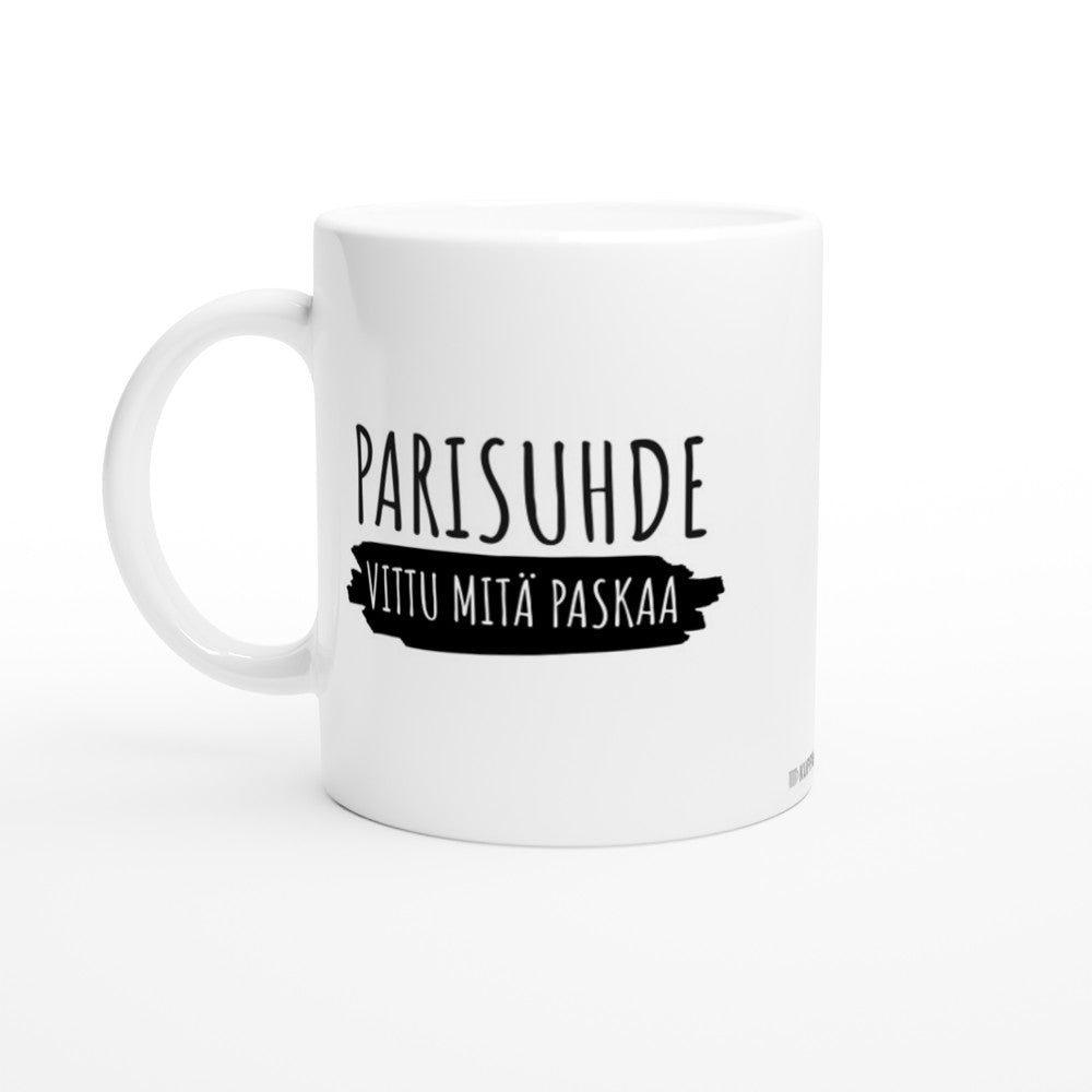 Parisuhde – Vittu mitä paskaa Kahvikuppi 330ml
