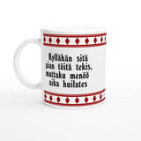 Kyllähän sitä pian töitä tekis | Kahvikuppi 330ml