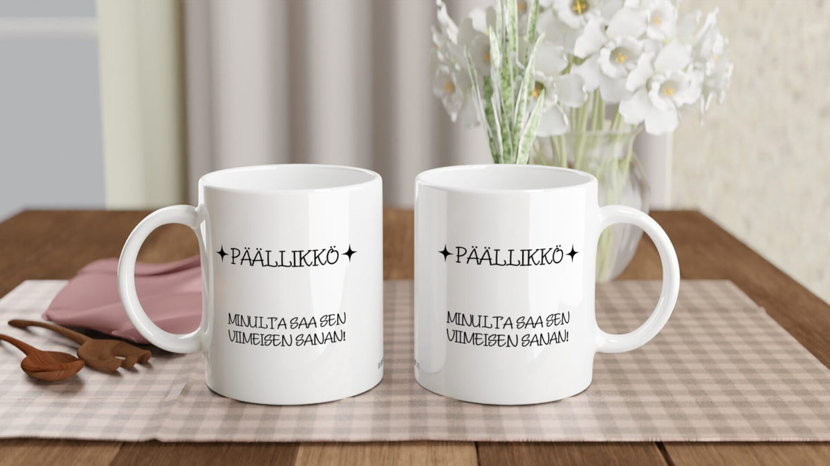Päällikkö | Kahvikuppi 330ml (0352)