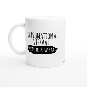 Kutsumattomat vieraat - Vittu mitä paskaa Kahvikuppi 330ml