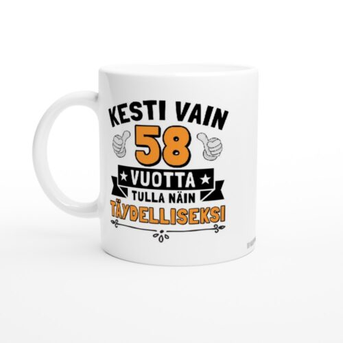 Kesti vain 58 vuotta | Kahvikuppi 330ml