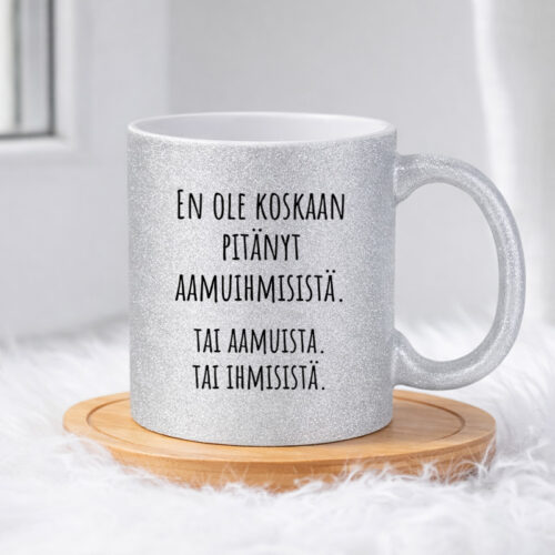 Aamuihmiset (0167) | Glittermuki 330ml - Image 4