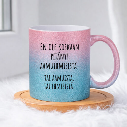 Aamuihmiset (0167) | Glittermuki 330ml - Image 3