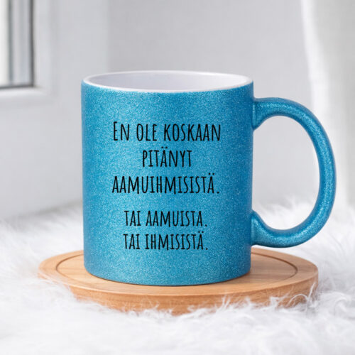 Aamuihmiset (0167) | Glittermuki 330ml - Image 5