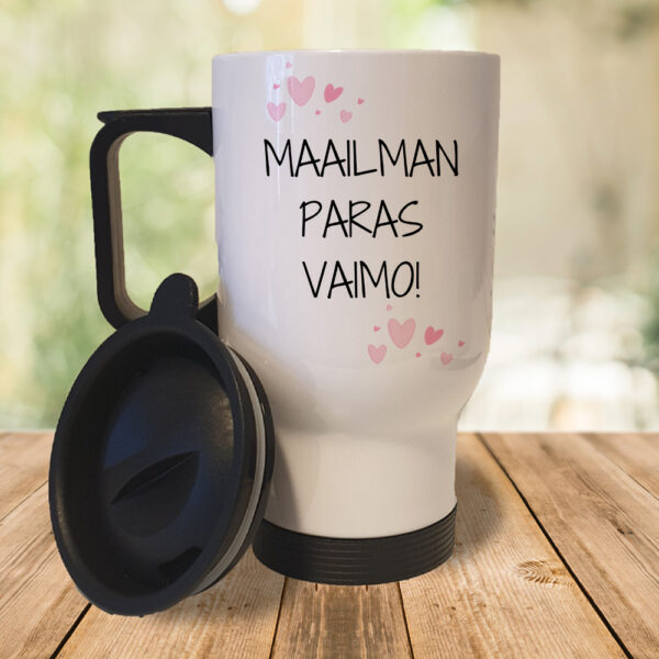 Maailman paras vaimo! (0283) Termosmuki 3,9dl