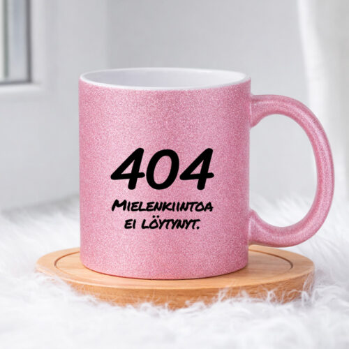 Mielenkiintoa ei löytynyt (0129) | Glittermuki 330ml