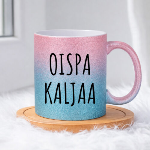 Oispa kaljaa (0422) | Glittermuki 330ml - Image 5