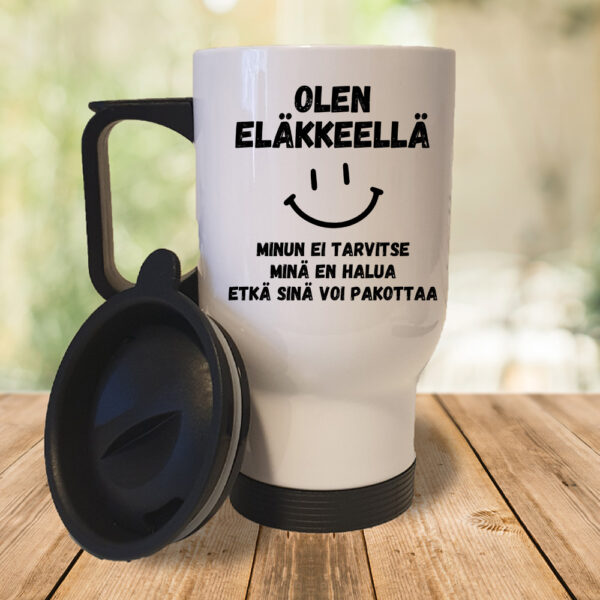 Olen eläkkeellä (0501) Termosmuki 3,9dl