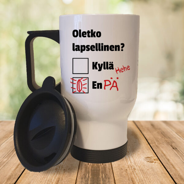 Oletko lapsellinen Kyllä - En (0260) Termosmuki 3,9dl