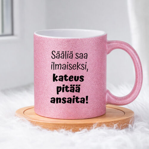 Sääliä saa ilmaiseksi (0140) | Glittermuki 330ml