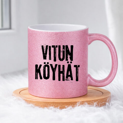 Vitun köyhät (0506) | Glittermuki 330ml