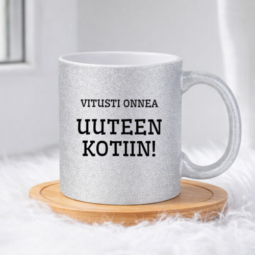 Vitusti onnea uuteen kotiin (0208) | Glittermuki 330ml - Image 3